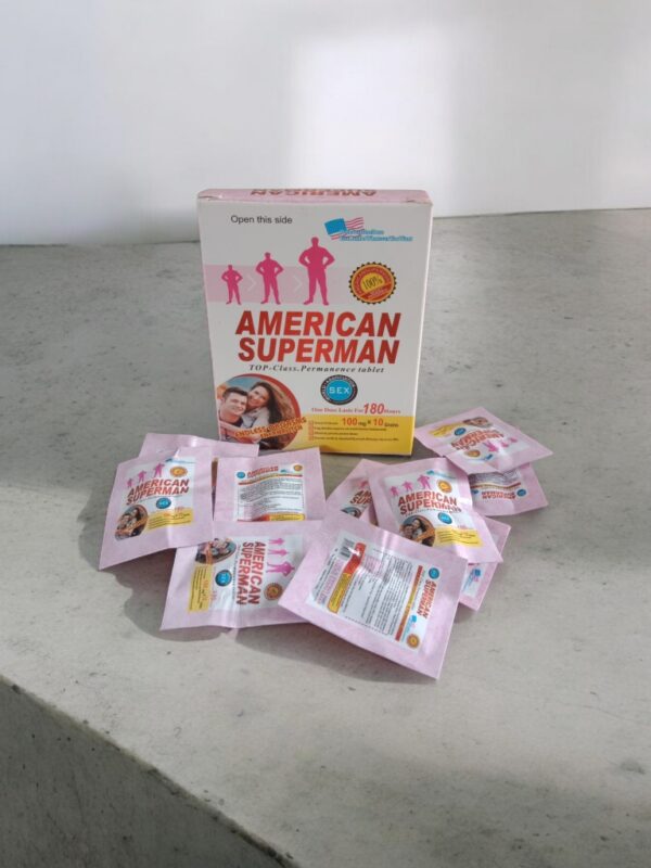 American Superman 100mg Tablets – Top-Class Permanence Formula for Long-Lasting Performance