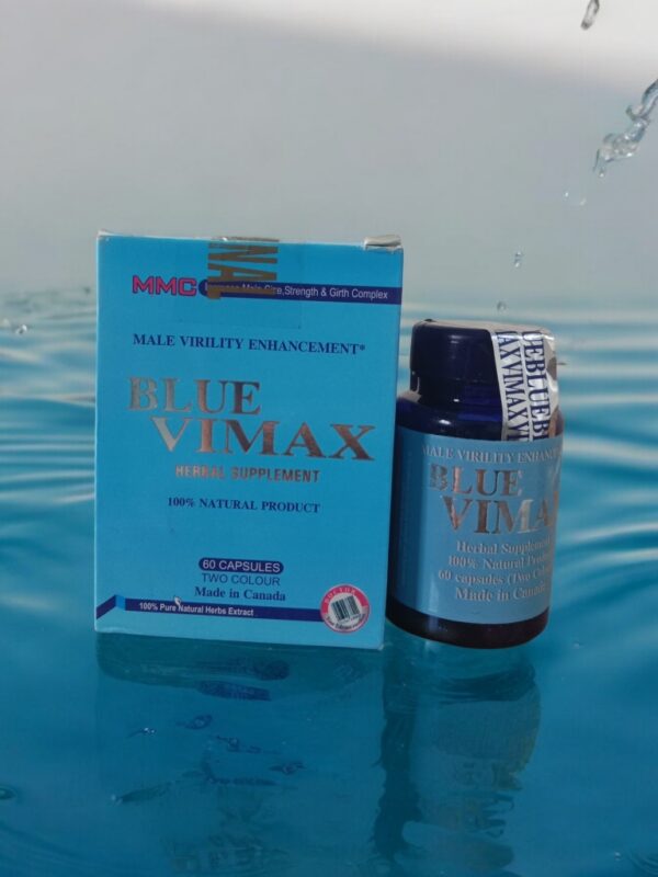 Blue Vimax – Herbal Virility & Stamina Booster for Men | 100% Natural Male Enhancement Supplement