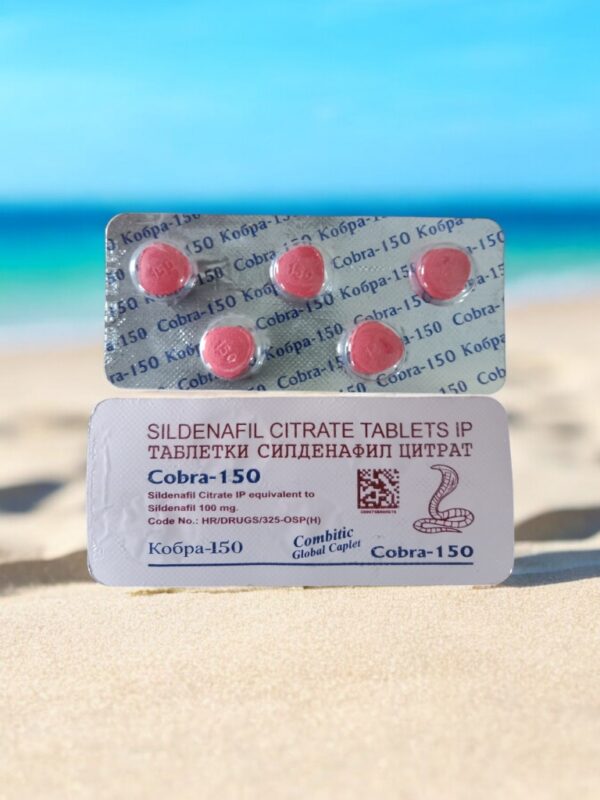 Cobra-150 Sildenafil Citrate Tablets | High Strength Performance & Stamina Booster